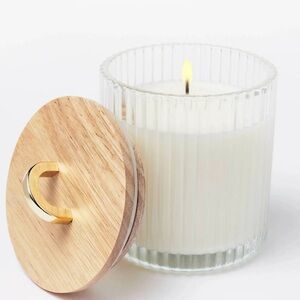 Glass Jar Candle - White
